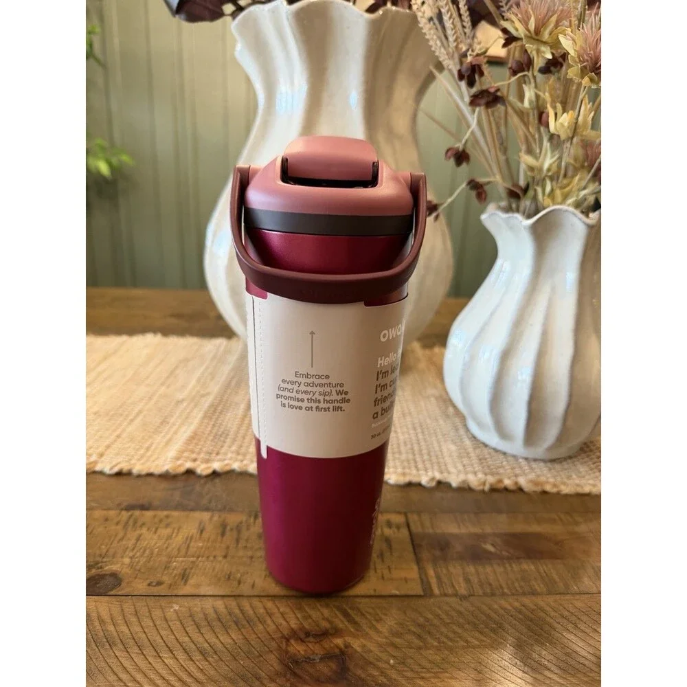 Owala 30oz FreeSip Sway Water Bottle Poinsettia Holiday 2025 Rare NEW